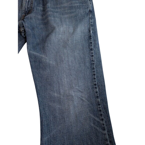 Levi's 527 Jeans Men's Blue Bootcut Denim Medium Wash Worn 38”x30” - Picture 8 of 10